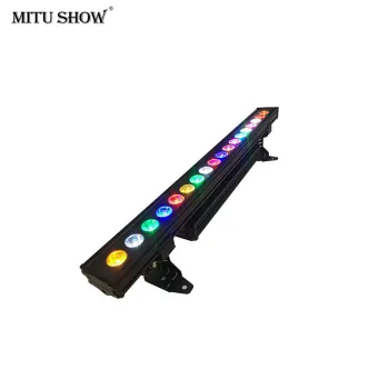 MITSUSHOW 18*12W RGBWA Pixel Control Outdoor IP65 Waterproof LED Wall Washer