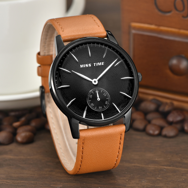 2017 Stainless Steel Leather Men Quartz Men Watches