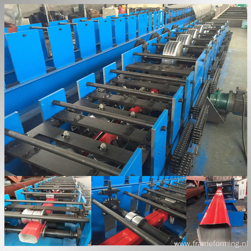 gutter rainpipe roll forming machine