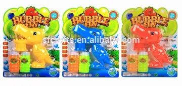 2015 new design dinosaur bubble gun toys