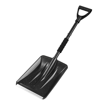 Bestselling Collapsible Snow Shovel with Comfort Grip: Perfect for Car and Driveway Use - Stainless Steel & Aluminum Design