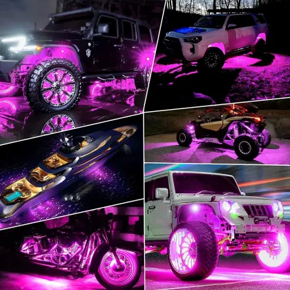 LLevo LED Ambient Light Barbiecore Neon Rock Light 24W Pink