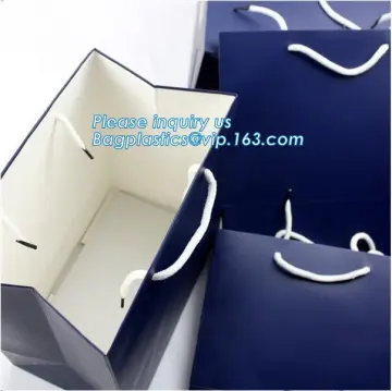 Recycled Flat Handle Gift Paper Bags Custom, Christmas Paper Gift Bags, Kraft Paper Shopping Bag, recyclable white paper gift ba