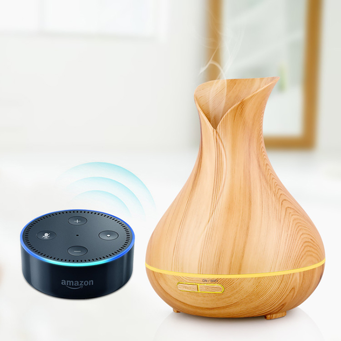 Ovládání aplikací / hlasu Wifi Smart Aroma Oil Diffuser Ultrazvuk