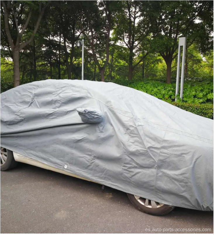 Silver Car Cover Decoration Anti-UV a prueba de agua