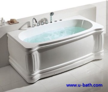 European design luxury acrylic jacuzzi bathtub on sale