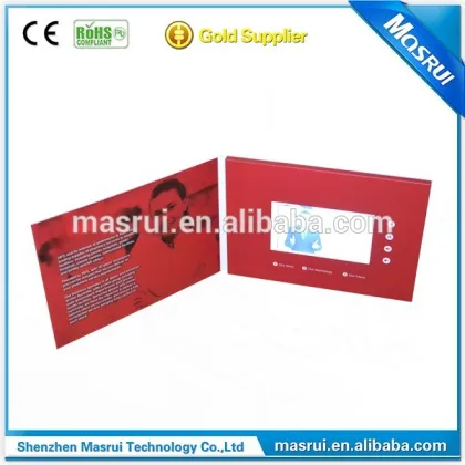 New Design Video Business Card/Birthday Video card/Wedding Video Card