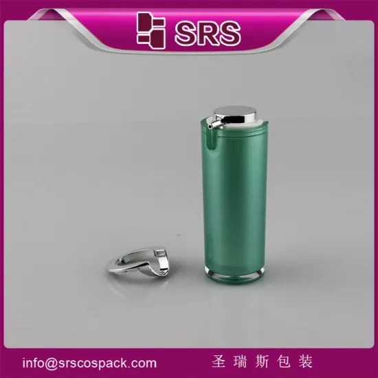 A021 15ml 30ml 50ml acrylic cosmetic bottle , empty airless pump bottle 30ml