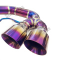 Titanium lila Chevrolet Corvette C8 6.2L 20-24 Pro-1 SS X-Pipe-Auspuff