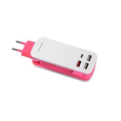 4 USB Port socket phone charger EU Plug