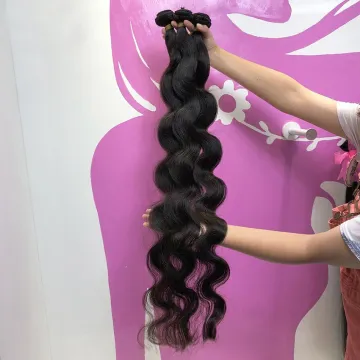 Cheap Body Wave Long 28 30 38 40 Inch 100% Human Hair Weave Bundles Raw Brazilian Virgin Cuticle Aligned Human Hair Extensions