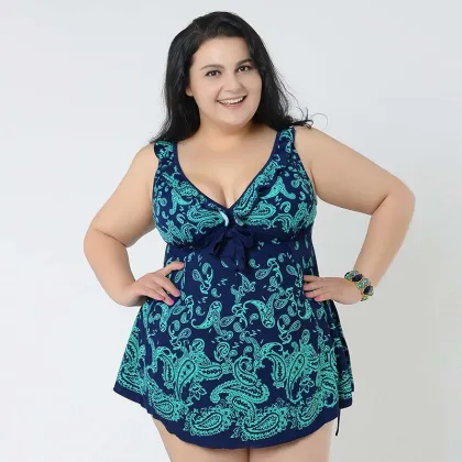 Professional Fat Women Plus Size One Piece Swimwear 4XL-8XL Swimsuit