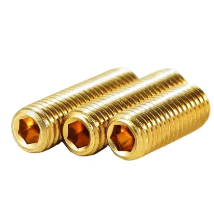 Hot Selling DIN913 DIN916 Brass Set Screws - Hex Socket Set Screws