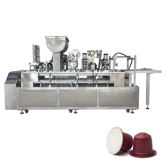High Precision Automatic Horizontal Packing Machine for Nespresso K-Cups, Milk Powder, and Coffee Capsules