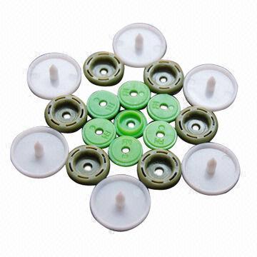 Plastic Snap Buttons, Used for Vinyl Bags