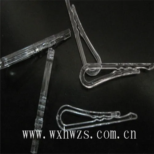transparent plastic clip for packing clothing