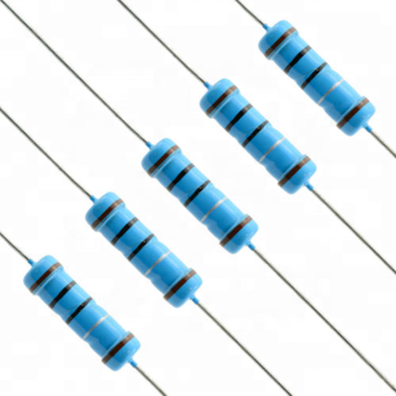 Điện trở vòng màu: 1/8W đến 3W kim loại có điện trở cố định