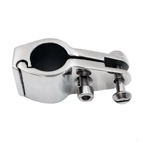 Yanyu Stainless Steel 316 Boat Bimini Top Hinged Jaw Slide Clamp Fitting Marine Hardware