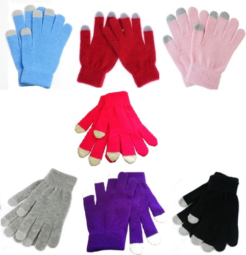 high quality knit touchscreen gloves for iphone