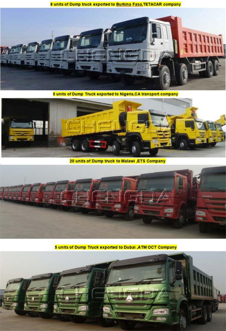 HOWO 25 Ton Dump Truck Shipment