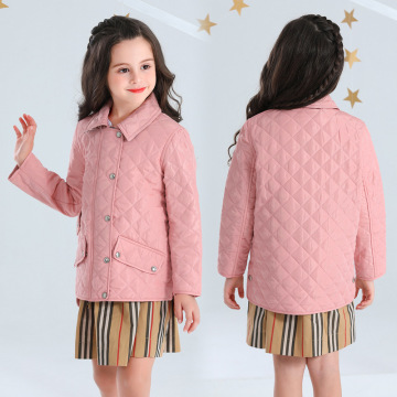 Thicken mid-length girls jacket girls winter coat