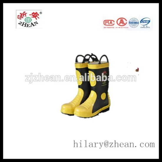 fire fighting rubber boots