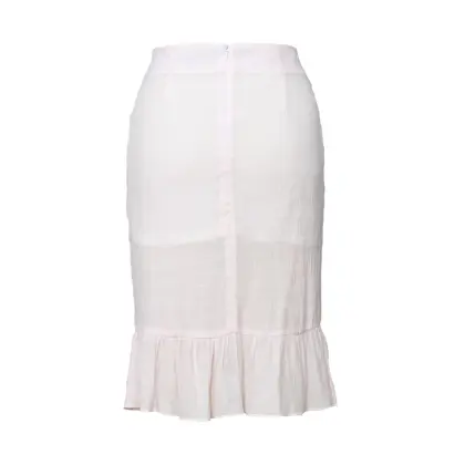 Slim Sexy Bodycon Pencil Skirt Ruffles Skirt