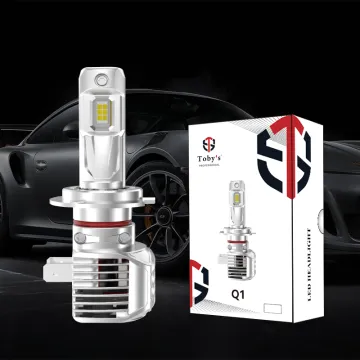 2024 Q Series High-Power LED Headlight Bulbs: 9005, 9006, H4, H7, 6000lm & 8000lm Brightness, 40W & 4000LM, 6000K White Car Headlamp