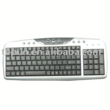 Keyboard TP-2208, computer keyboard, multimedia keyboard