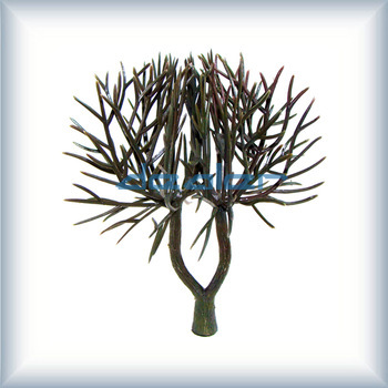 3D brown decorative natural tree trunk ,brown plastic model tree,T006-120,different size,decorative model tree