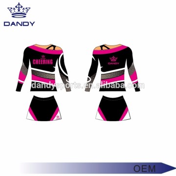 Gonna cheerleader con diamanti e strisce personalizzate