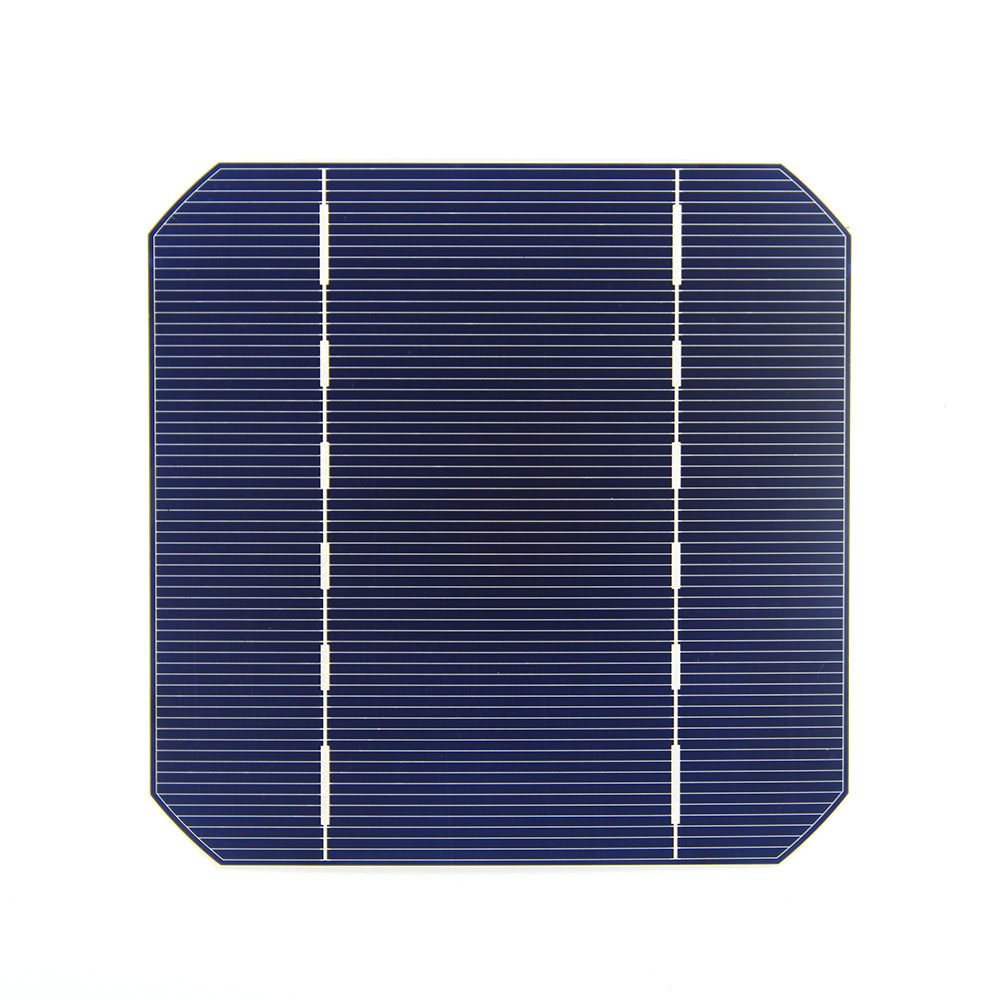 100Pcs 0.5V 125MM Monocrystalline Solar Cell For DIY Solar Panel 12V