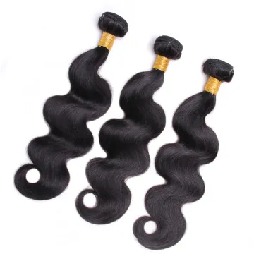 ruimei raw indian raw indian temple brazilian human hair extension weave bundle with closure vendors
