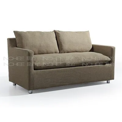 feather and latex office fabric sofa