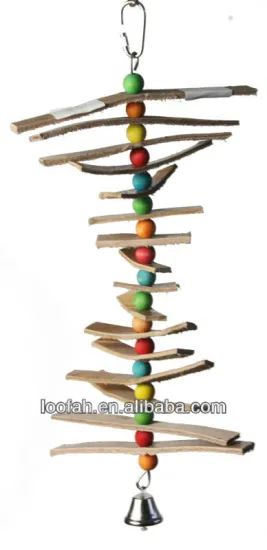 wooden beads with leather Toys