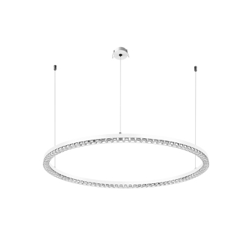 Chandelier Kristal Bulat Modern Untuk Meja Makan - Lampu Gantung 850mm/1050mm