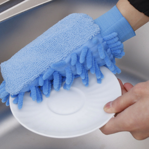 Super Microfiber cleaning mitten car window washing home cleaning cloth Duster towel household glove Brush