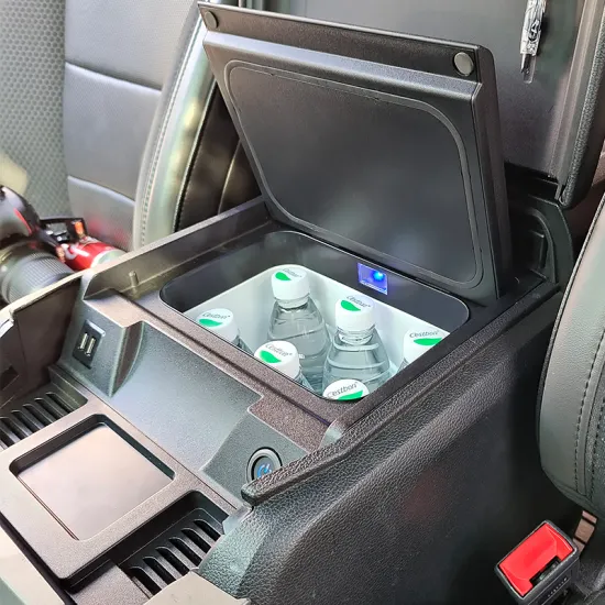 Portable Car Refrigerator: 8L DC Compressor for Camping and Cars