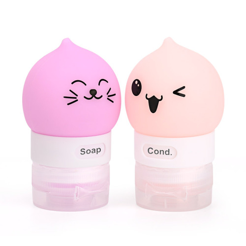 Food+Grade+Custom+Silicone+Squeeze+Travel+Bottle+Set