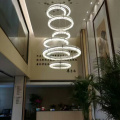 Indoor shopping hotel led chandelier light