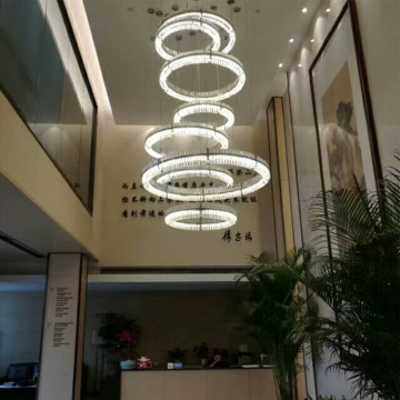 Lumière de lustre menée par hôtel commercial d&#39;intérieur