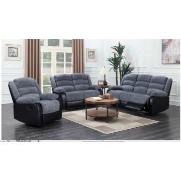 Grey Color Fabric Recliner Chair for Living Room