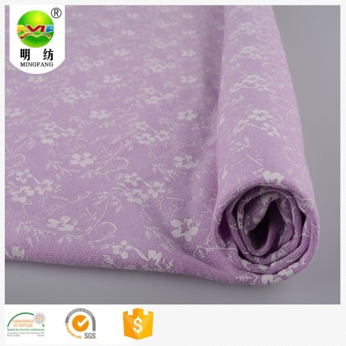 Cotton polyester custom interlock knit fabric printing