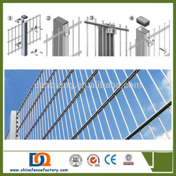 Anping factory provide cheap high quality double weft wire fence