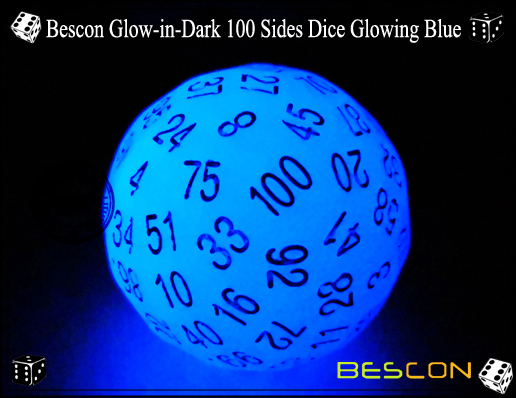 Bescon Glowing Blue D100-1