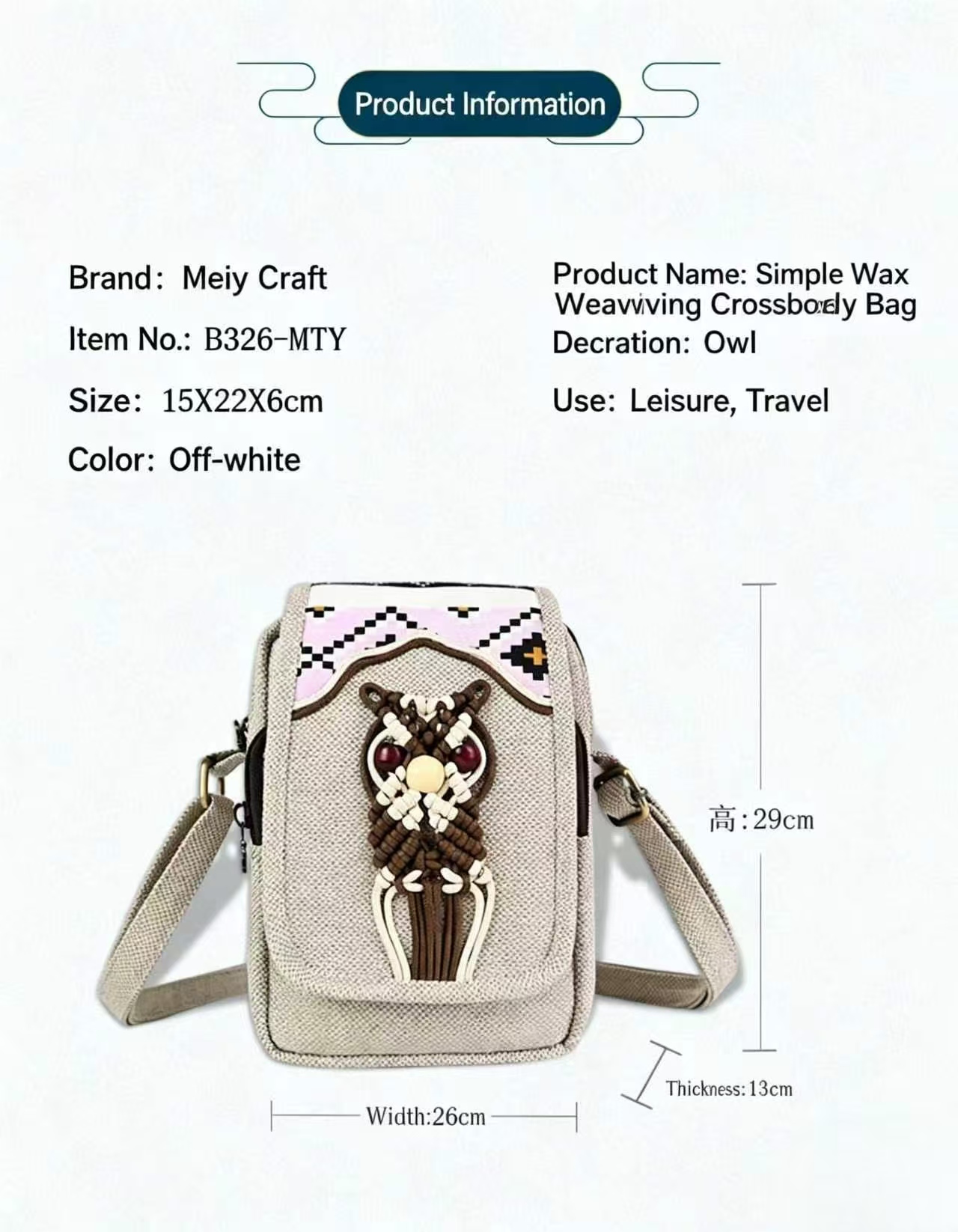Flap Over Cross body Bag
