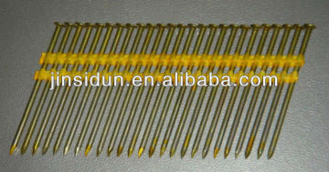 Plastic Brad Strip nails/ Plastic coated strip nails/ 21-degree Brad Nails