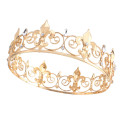 2017 Full Round Gold Alloy Beauty Crown