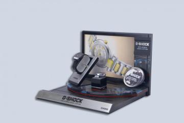 Personality Black Countertop Watch Display Stand