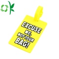 Bulk Embossed Cartoon Custom Luggage Tag with Strap